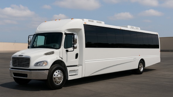 Exterior of Virginia Beach Party Bus Company's 25 Passenger Party Bus in Virginia Beach