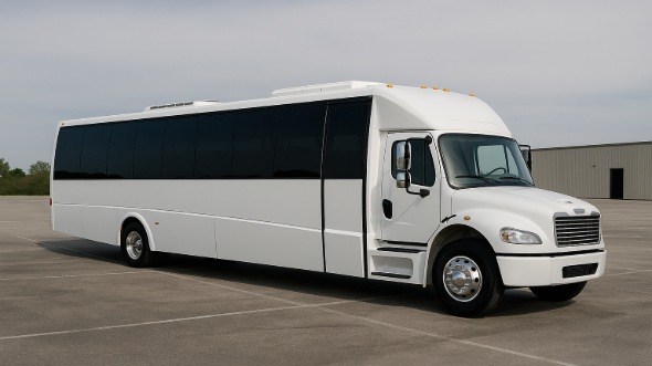 Exterior of Newport News Party Bus Company's 28 Passenger Party Bus in Newport News