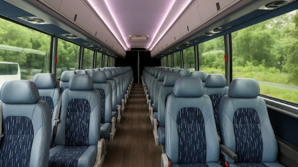Interior of Virginia Party Bus Company's 30 Passenger Minibus in Virginia