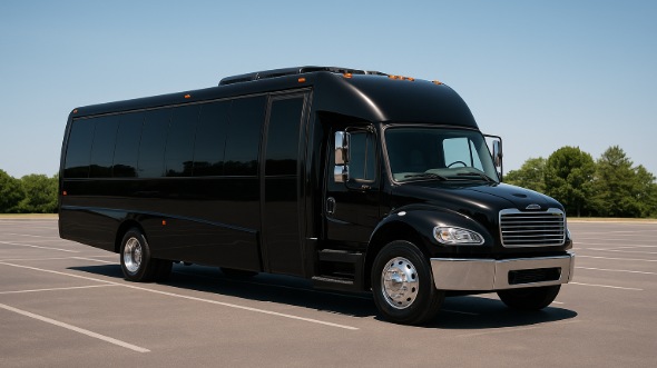 Exterior of Manassas Party Bus Company's 30 Passenger Party Bus in Manassas