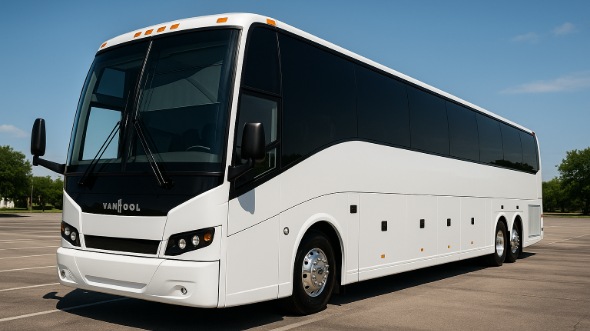 Exterior of Manassas Party Bus Company's 40 Passenger Party Bus in Manassas