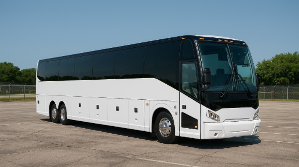 Exterior of Lake Ridge Party Bus Company's 50 Passenger Party Bus in Lake Ridge