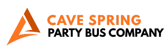cave spring party bus company logo